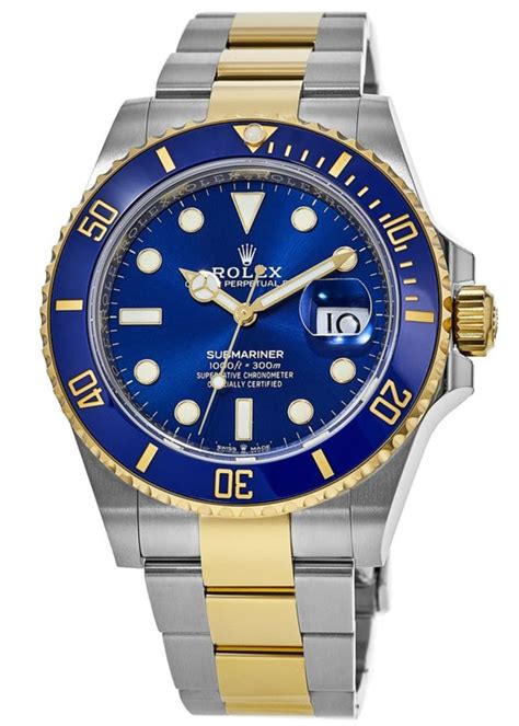 rolex submariner blue index dial oyster bracelet|Rolex Submariner 126613lb for sale.